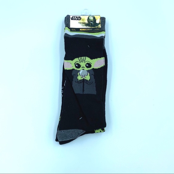 Disney Other - Disney Star Wars The Mandalorian Baby Yoda Socks